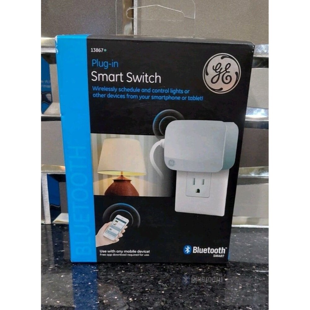 GE 13867 Bluetooth Plug in Smart Switch Bluetooth White Brand New In Box